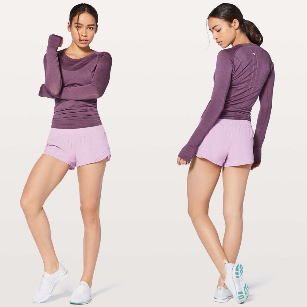NWT Lululemon Hotty Hot Short II 2.5" in Lilac Quartz